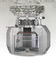SCM knitting / textile machine : Plush fabric & Filament