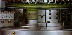 SCM knitting machine : rib 1